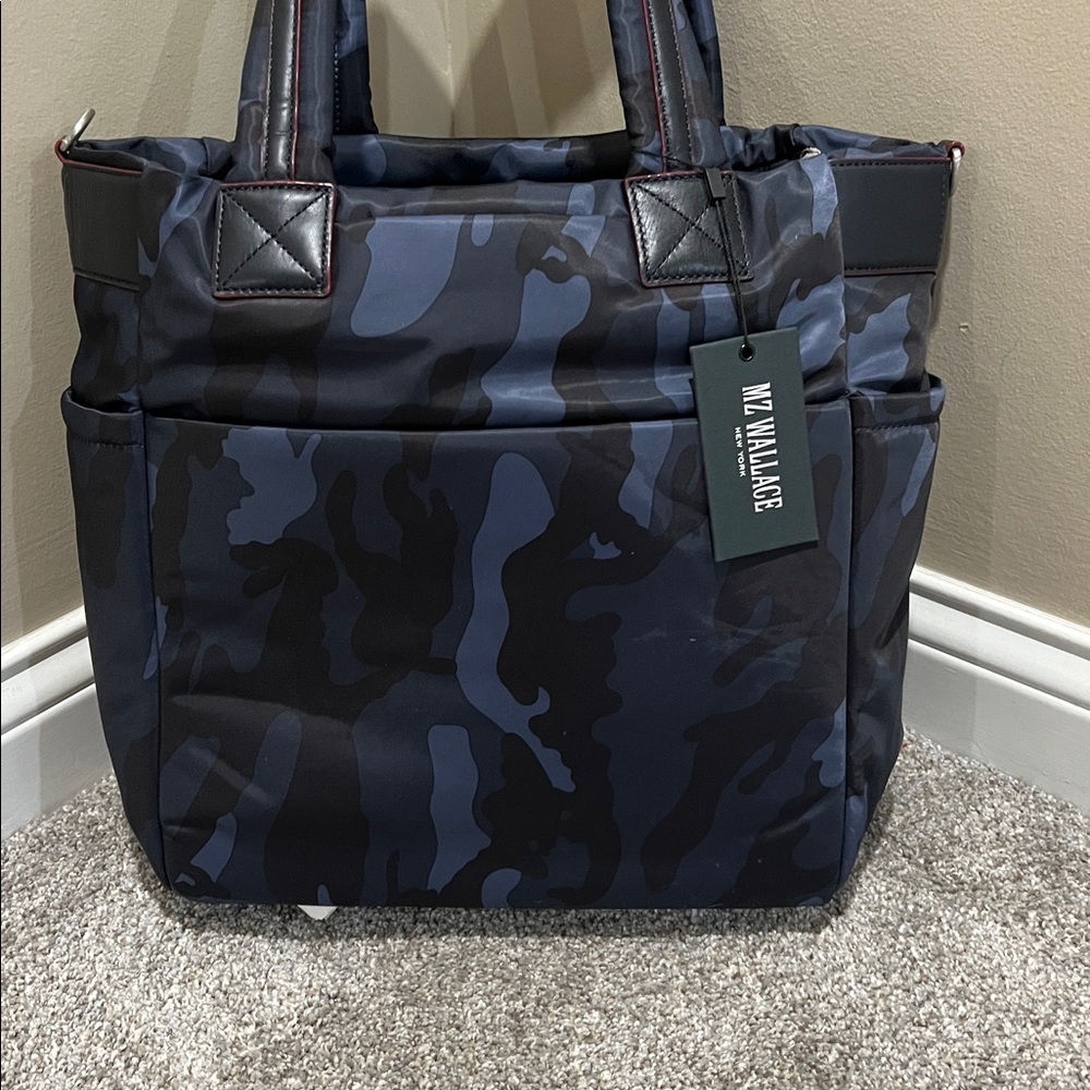 MZ Wallace Blue Camo Bleecker Tote - Picture 3 of 5